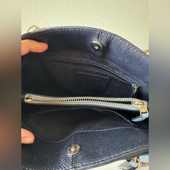 Coach Light Blue Floral crossbody purse - Picture 3 of 15